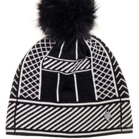 JACQUARD BEANIE by Harricana Canada without fur pom priced accordingly NWT - Picture 2 of 8